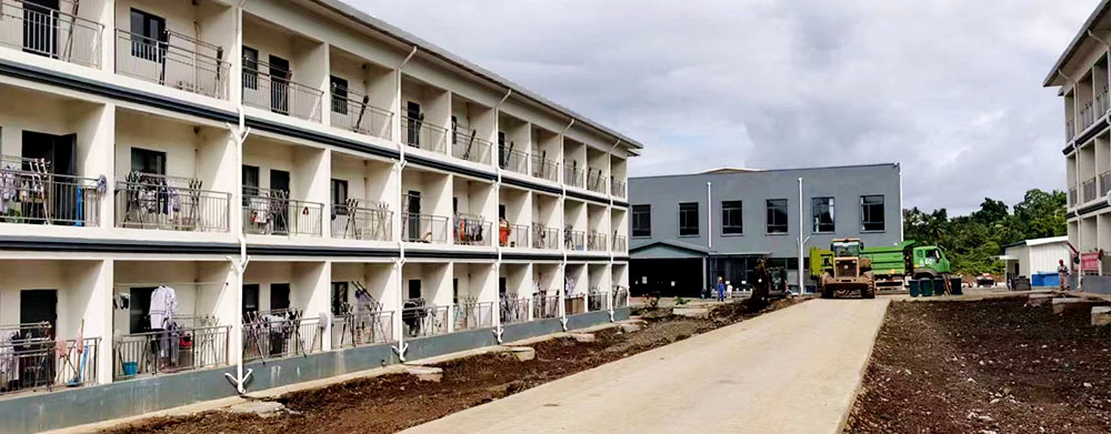 Projet d'appartements pour la zone résidentielle des employés en Indonésie