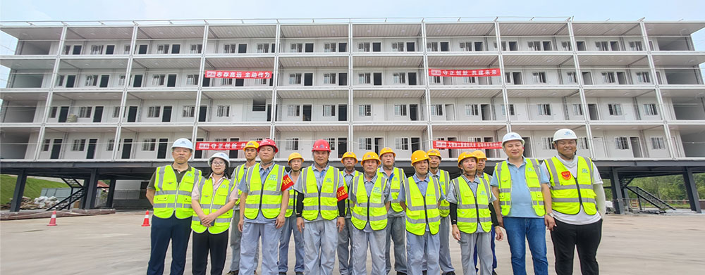 Projet de bâtiment de dortoirs par roulement de Jingmen, Hubei