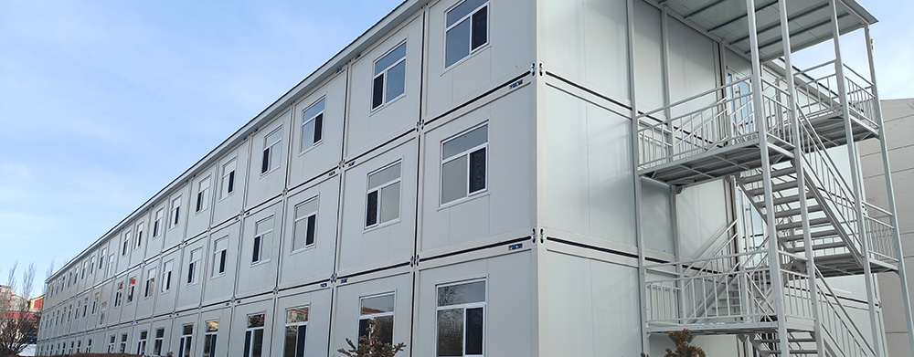 Dortoir modulaire à construction rapide pour un camp minier en Mongolie-Intérieure en conditions de froid extrême