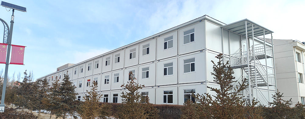 Dortoir modulaire à construction rapide pour un camp minier en Mongolie-Intérieure en conditions de froid extrême