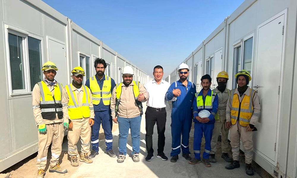 Projet de camp d'extension de la station de dégazage de Zoubair en Irak pour la China National Petroleum Corporation