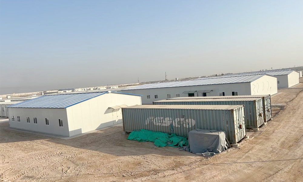 Projet de camp d'extension de la station de dégazage de Zoubair en Irak pour la China National Petroleum Corporation