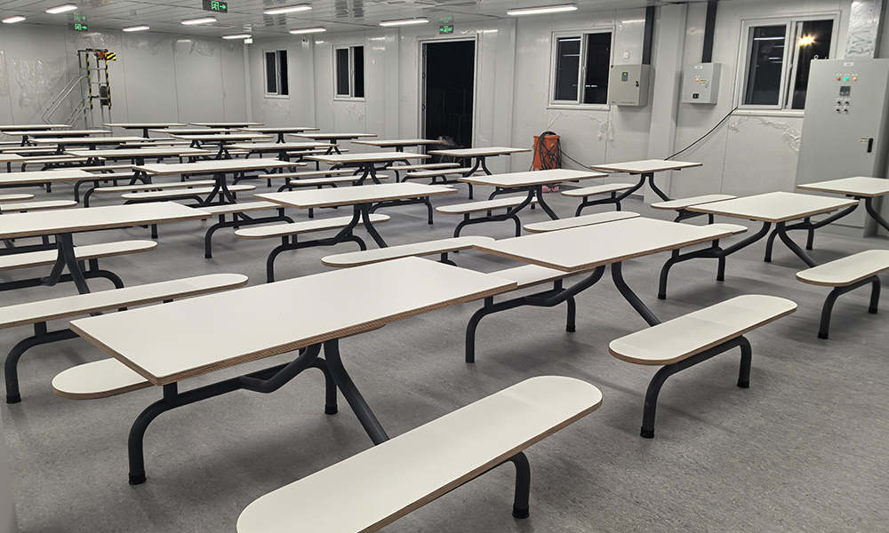 Bâtiments modulaires sur mesure de Suzhou pour bureaux et cantine