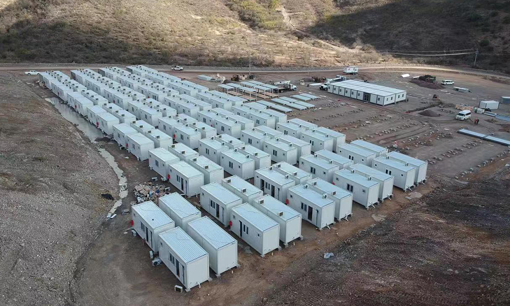 Projet de logements conteneurisés pour un camp minier au Mexique