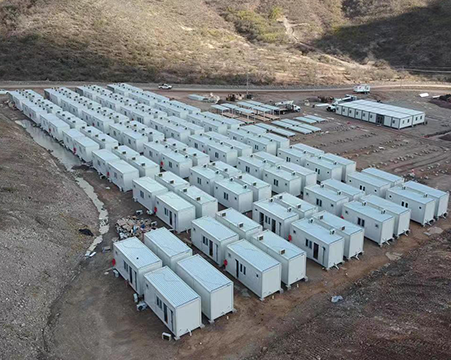 Projet de logements conteneurisés pour un camp minier au Mexique