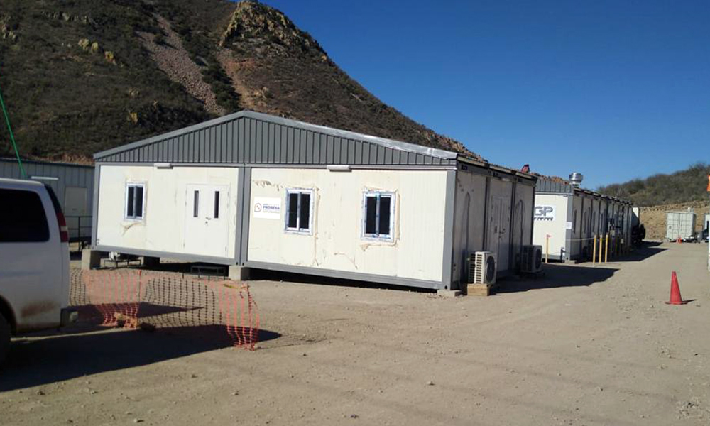 Projet de logements conteneurisés pour un camp minier au Mexique