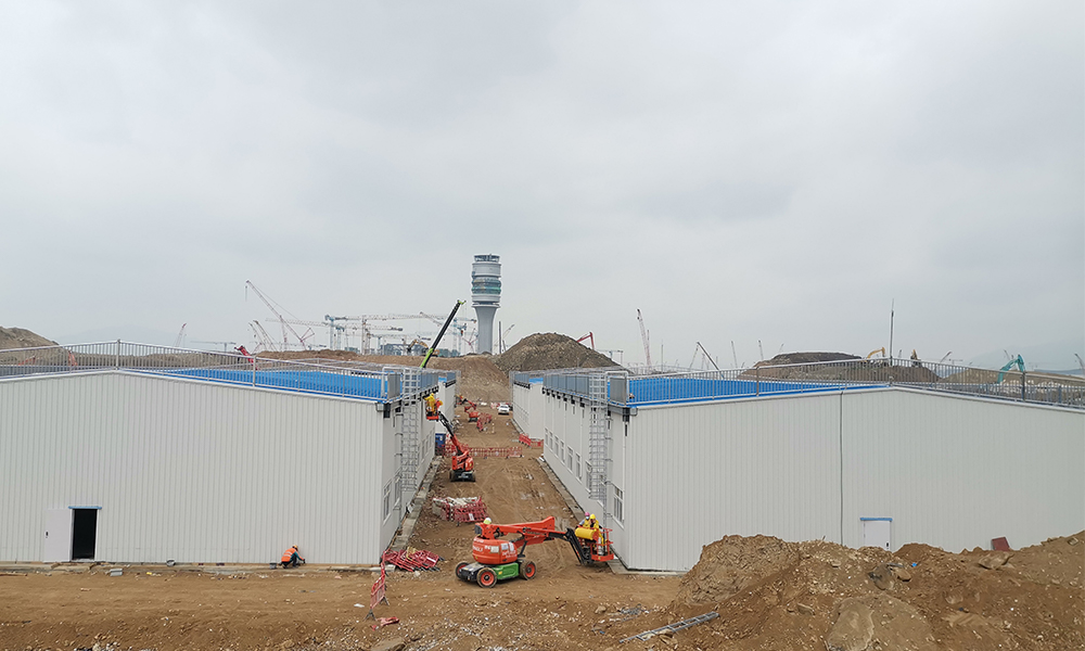 Projet d'entrepôt temporaire de l'Aéroport international de Hong Kong
