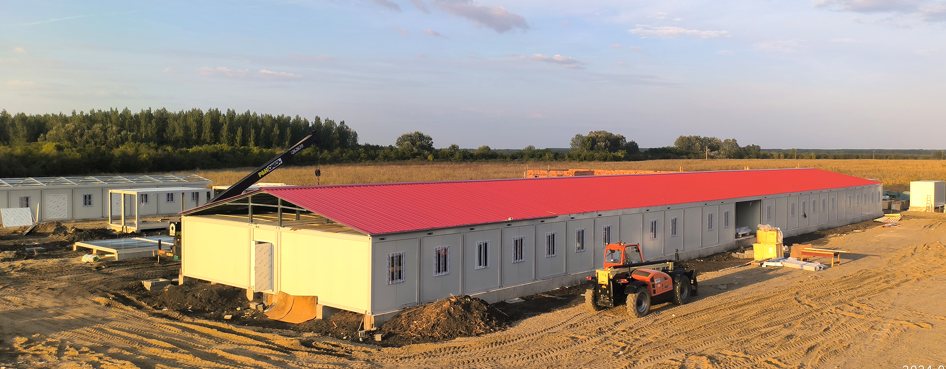 Projet de camp de bureaux de Zre en Serbie