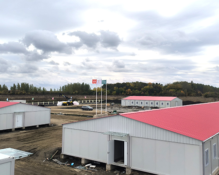 Projet de camp de bureaux de Zre en Serbie