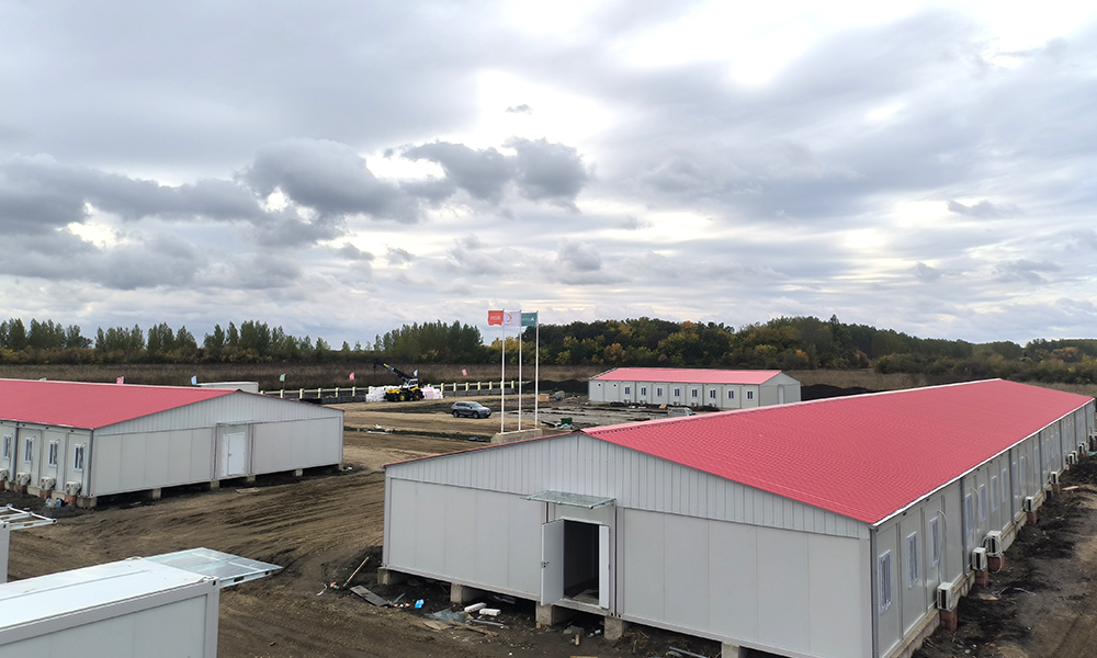 Projet de camp de bureaux de Zre en Serbie