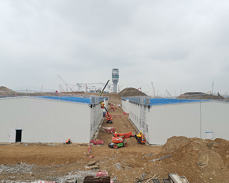 Projet d'entrepôt temporaire de l'Aéroport international de Hong Kong