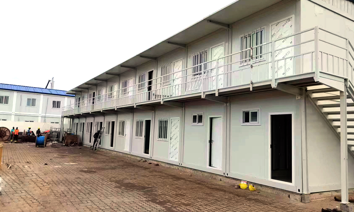 Projet de camp de maisons modulaires au Mozambique