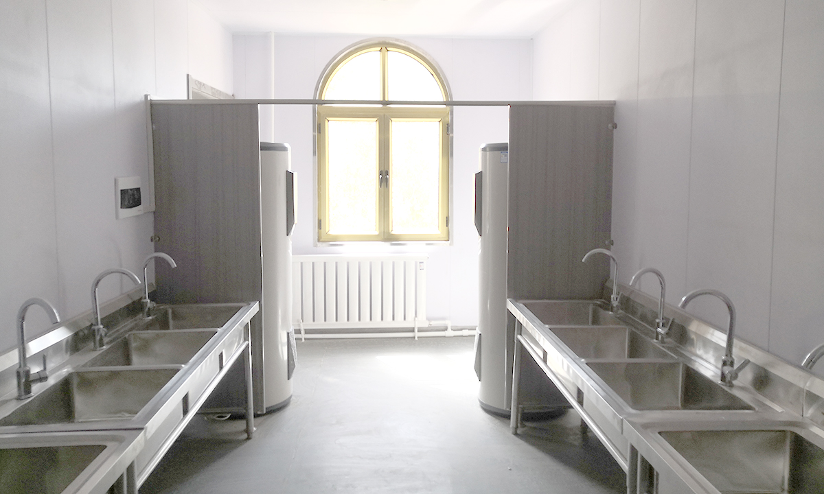 Projet de caserne de pompiers en modules d'acier léger à Kachgar, Xinjiang