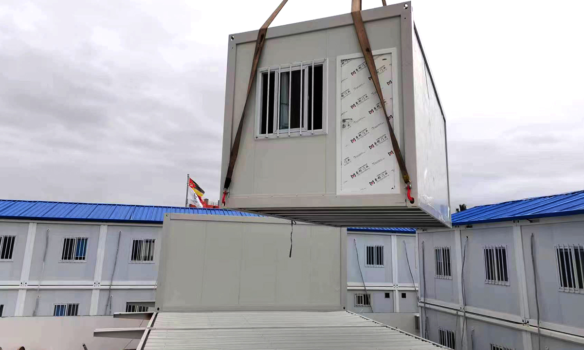 Projet de camp de maisons modulaires au Mozambique