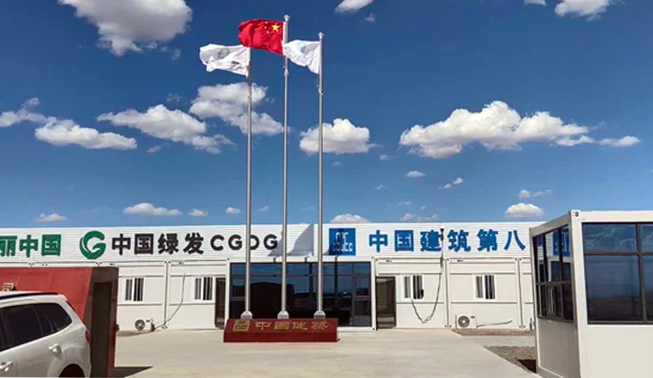 Projet éolien de Hami Santanghu du Huitième Bureau de la Construction de Chine