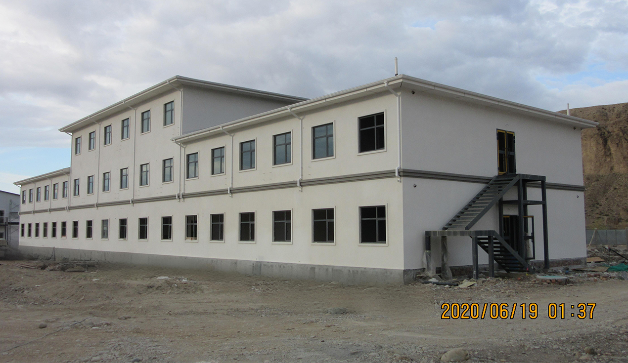 Camp du projet hydraulique de Dashixia, Xinjiang