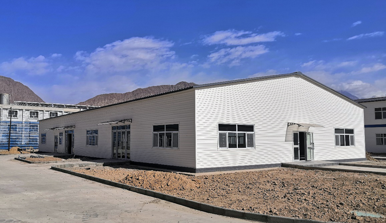 Camp du projet hydraulique de Dashixia, Xinjiang