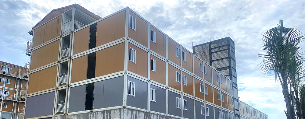 Projet de bâtiment de dortoirs d'usine en Indonésie