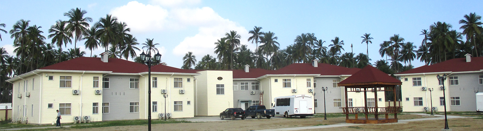 Villa en acier léger Chengdong pour le projet de camp au Venezuela